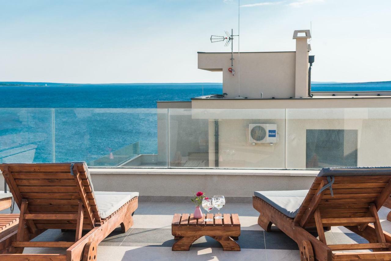 Apartament Luxury Penthouse Mandre Zewnętrze zdjęcie