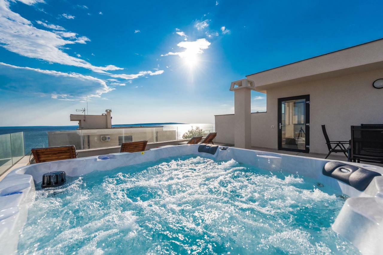 Apartament Luxury Penthouse Mandre Zewnętrze zdjęcie