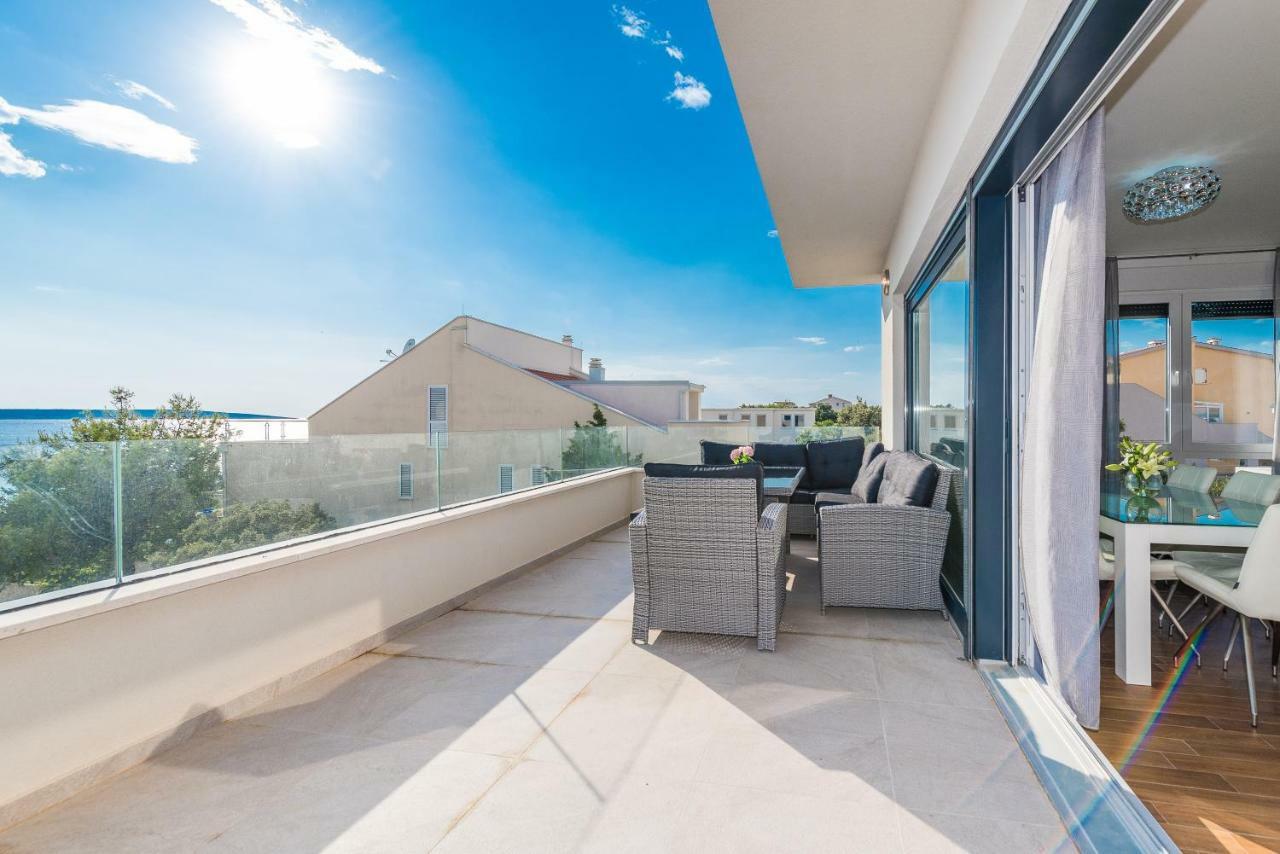 Apartament Luxury Penthouse Mandre Zewnętrze zdjęcie