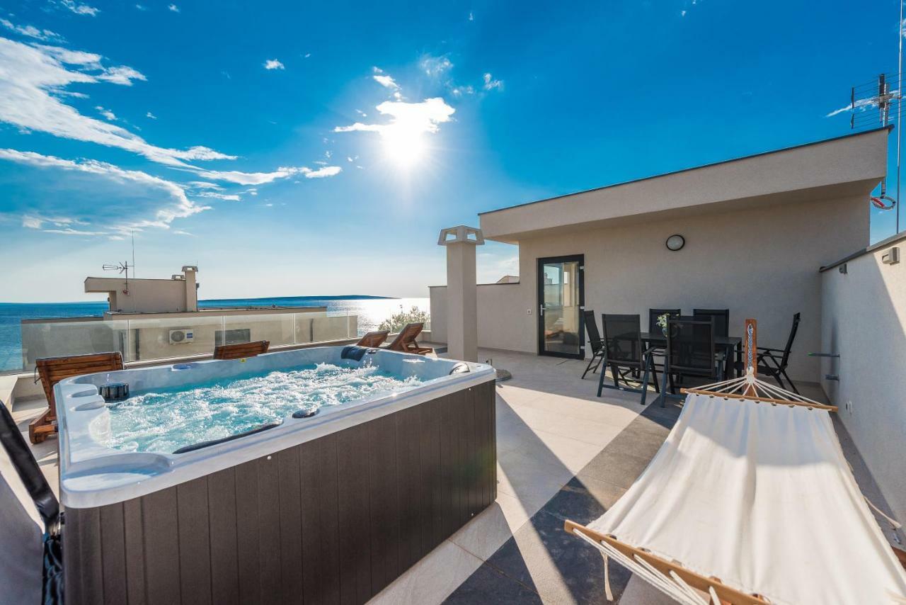Apartament Luxury Penthouse Mandre Zewnętrze zdjęcie
