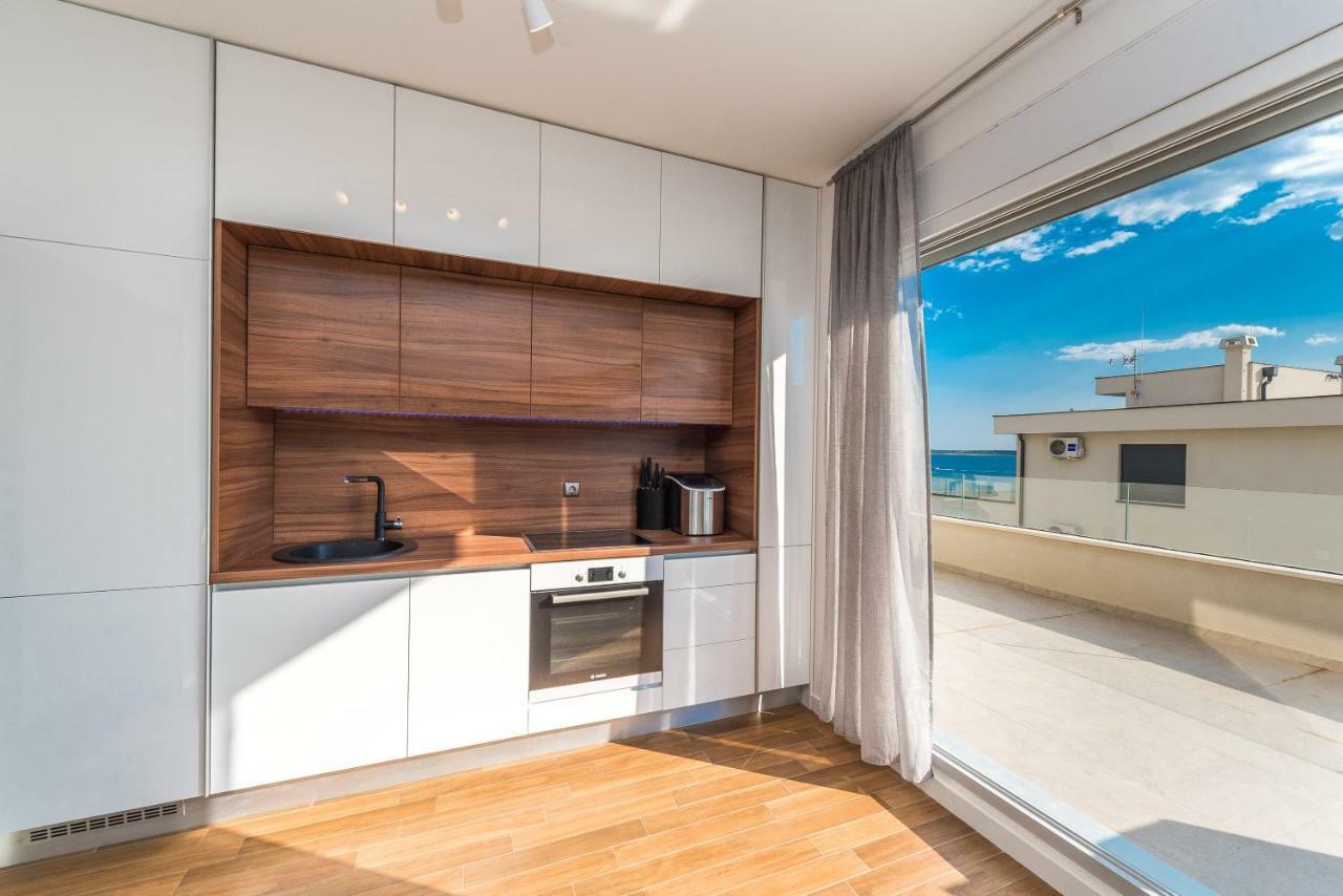 Apartament Luxury Penthouse Mandre Zewnętrze zdjęcie