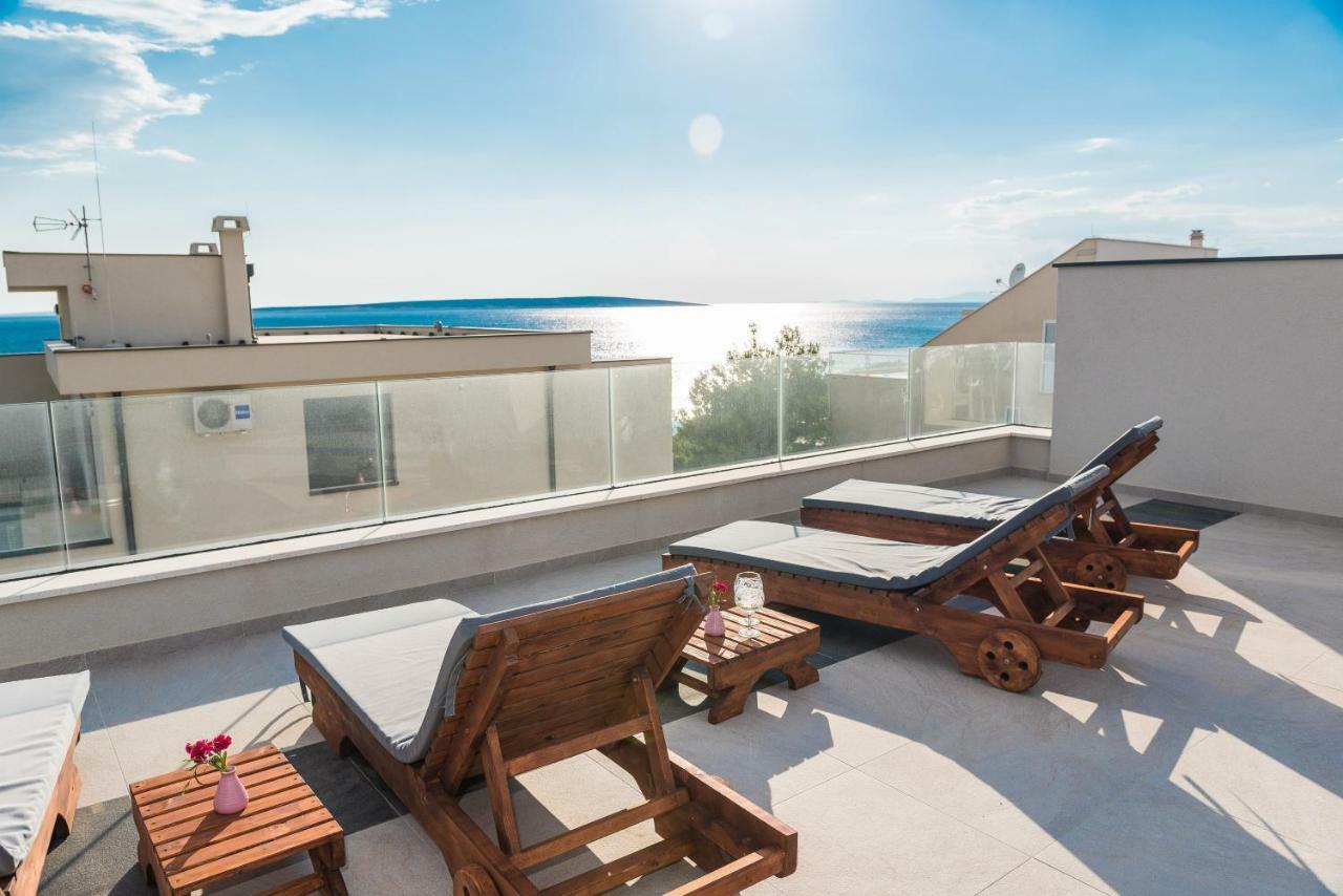 Apartament Luxury Penthouse Mandre Zewnętrze zdjęcie